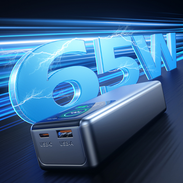 ABS Material  20000mAh Capacity Portable PD100W Fast Charging Power Bank