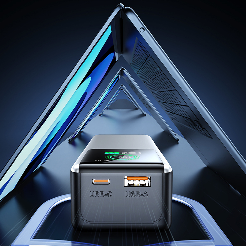 ABS Material  20000mAh Capacity Portable PD100W Fast Charging Power Bank