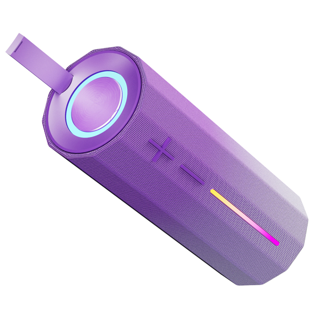 Portable Wireless Bluetooth Speaker V5.3 with RGB Light Strong Bass Sound Quality