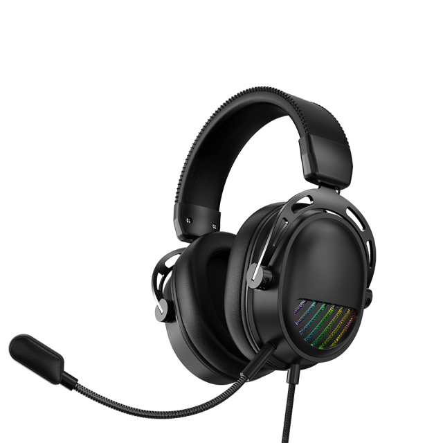 Professional Noise Cancelling USB Wired Gaming Headset With Microphone