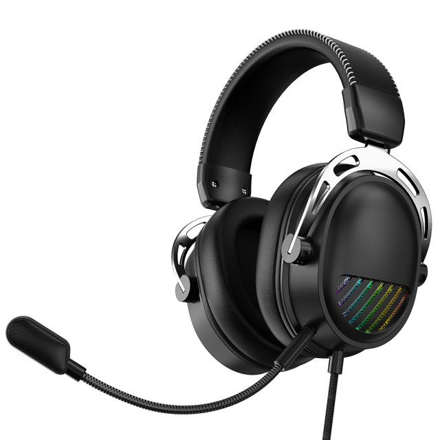 Professional Noise Cancelling USB Wired Gaming Headset With Microphone