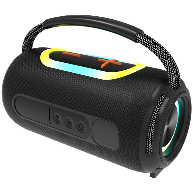 Three Keys  Portable Bluetooth Wireless Speaker with RGB Light Strong Bass Sound Quality