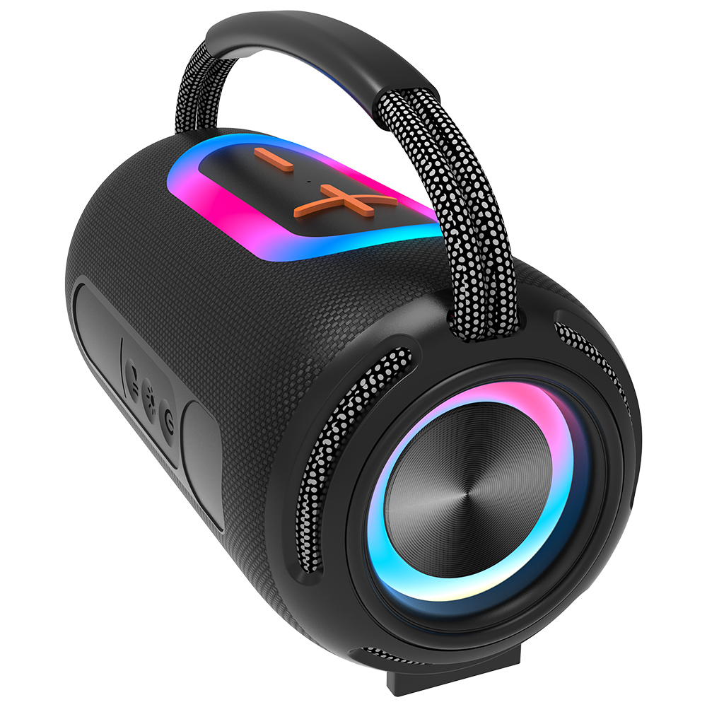 Three Keys  Portable Bluetooth Wireless Speaker with RGB Light Strong Bass Sound Quality