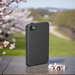 PD 22.5W 5000mAh Capacity Led Power Display Wireless Charger Magnetic Power Bank