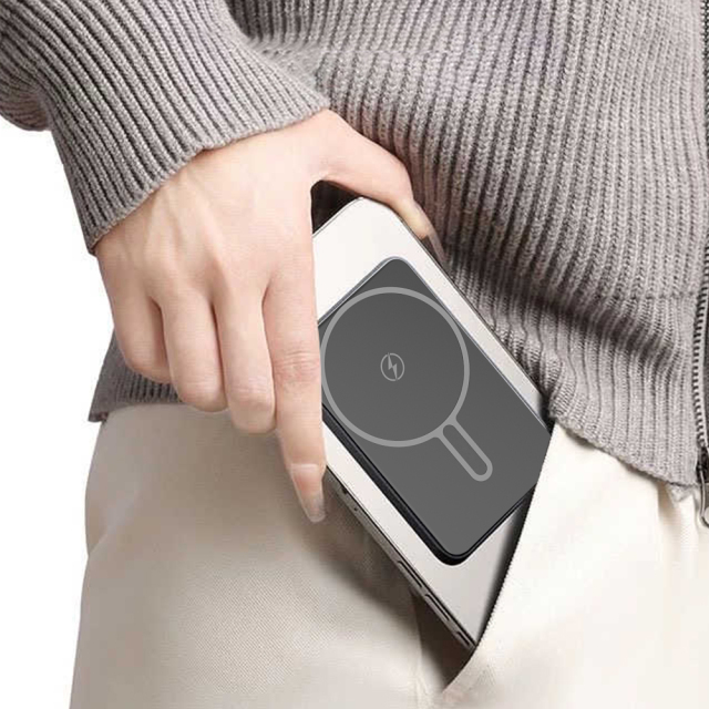 Portable 10000mAh Wireless Magnetic Wireless Charger Power Bank For Iphone