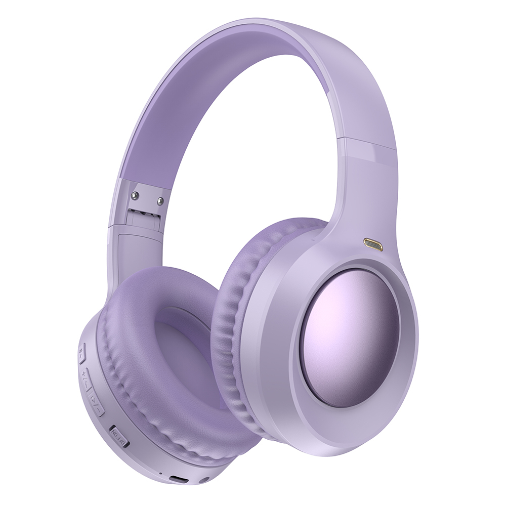 Pink Over-ear Design Wireless Bluetooth Gaming Headsets