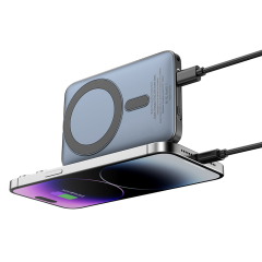 Portable 15w Wireless Magnetic 5000mAh  Power Banks For Iphone