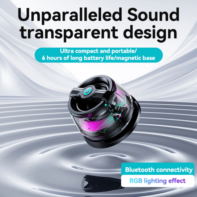 Mini Wireless Magnetic Portable Pocket Speaker Long Lasting 6 Hours Music Play