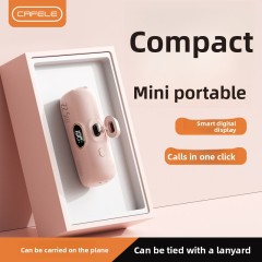 Capsule Design  Portable Small Power Bank 5000mah With LED Display Screen