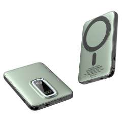 Portable 15w Wireless Magnetic 5000mAh  Power Banks For Iphone