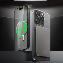 10000MAh Aluminum Alloy Magnetic Wireless Fast Charge Power Bank
