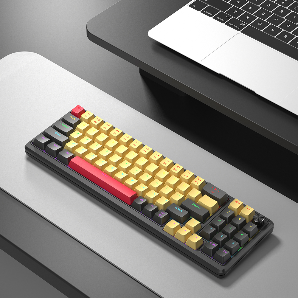 White Mechanical Computer Keyboard Wired Office & Gaming