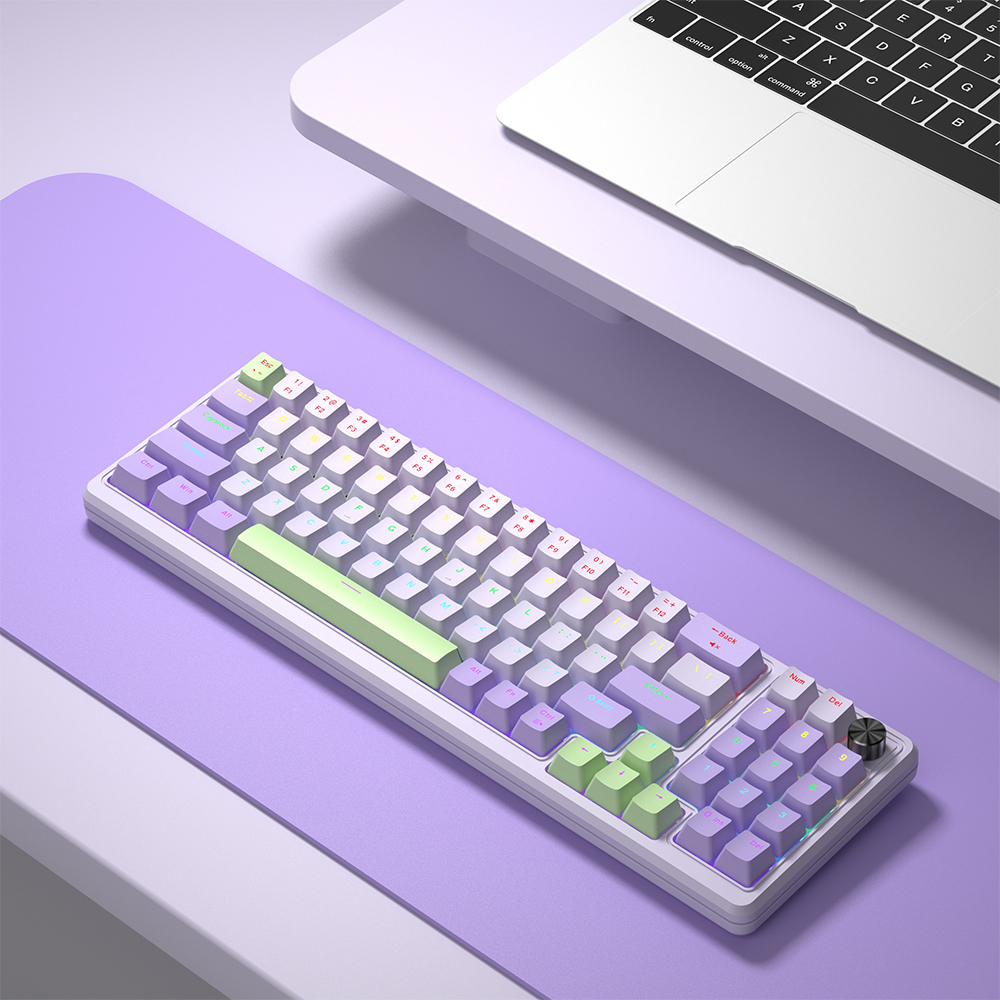 White Mechanical Computer Keyboard Wired Office & Gaming