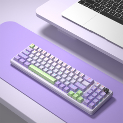 White Mechanical Computer Keyboard Wired Office & Gaming