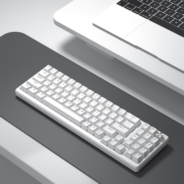 White Mechanical Computer Keyboard Wired Office & Gaming