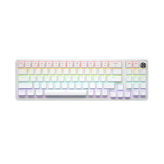 White Mechanical Computer Keyboard Wired Office & Gaming