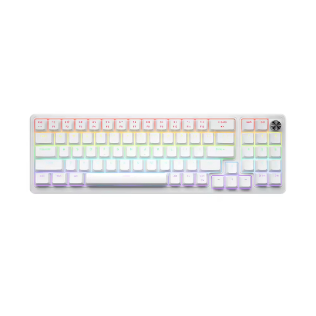 White Mechanical Computer Keyboard Wired Office & Gaming