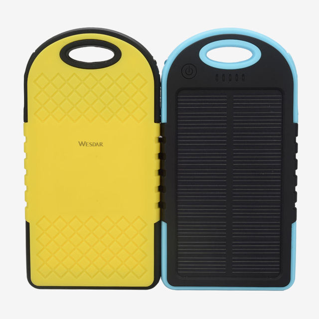 4000 MAh Mini Waterproof Solar Energy Power Bank