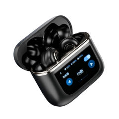 ANC Noise Reduction Stereo Sound Bluetooth Earphone With Digital Display