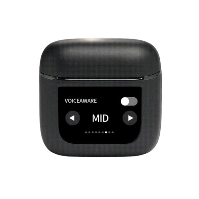 ANC Noise Reduction Stereo Sound Bluetooth Earphone With Digital Display