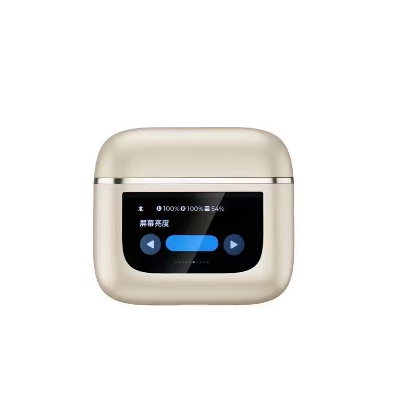 ANC Noise Reduction Stereo Sound Bluetooth Earphone With Digital Display