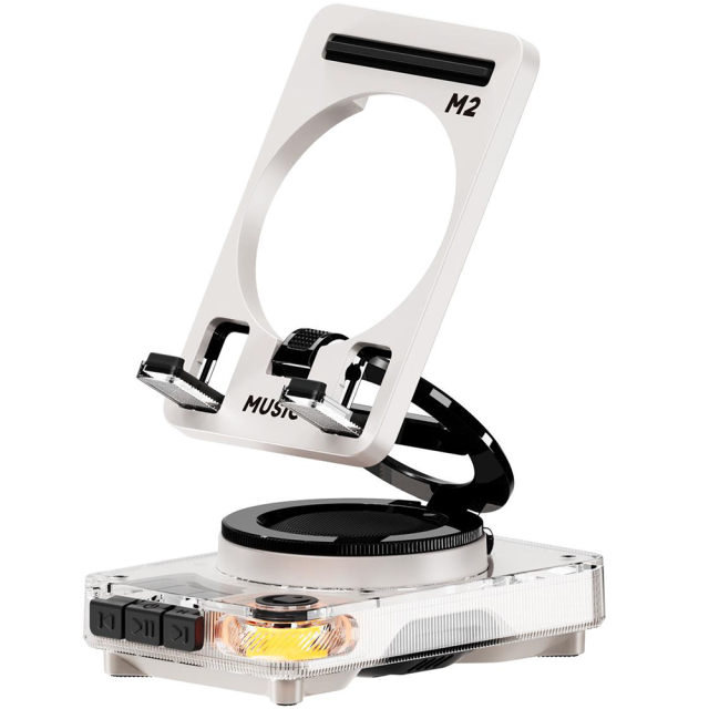 Wireless Bluetooth Speakers V5.4 Foldable Music Player Phone Stand