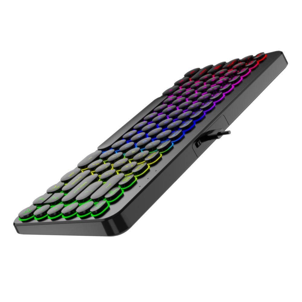 Wireless/Wired 2.4G  Office Computer Keyboard With RGB Light