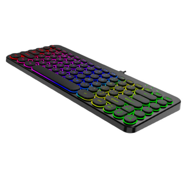 Wireless/Wired 2.4G  Office Computer Keyboard With RGB Light