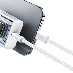 PD 27W Nylon Braided Fast Charging Cable 3A Type C to Type C