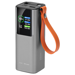 Portable 20000mAh Power Bank With Outdoor LED Light Lanyard