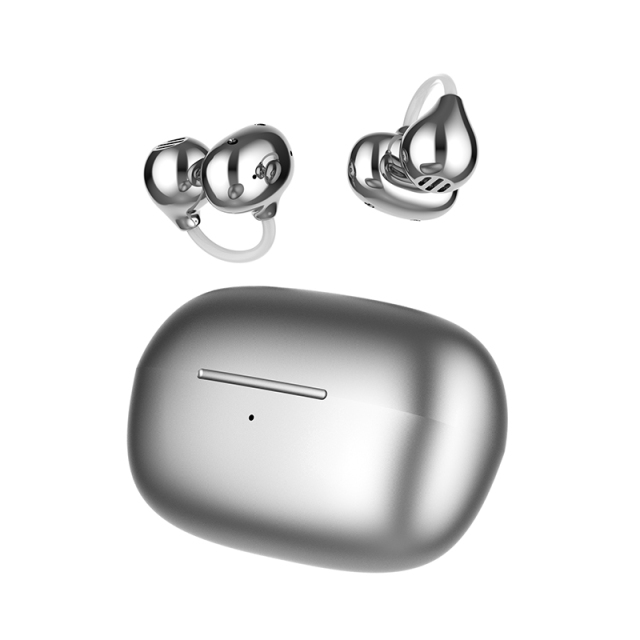 TWS Ear Clip Earphones BT 6.0 Version Stereo Sound for Smart Phone