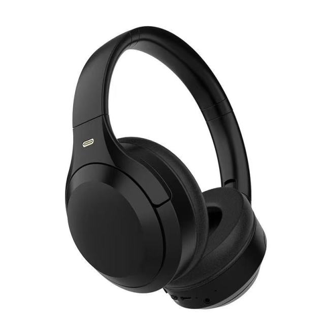 ANC Headsets Noise Cancellation Pu Leather Earmuffs Surround Sound