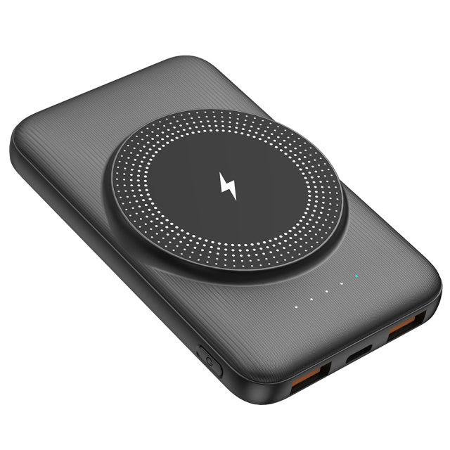 Wireless Phone Charger Power Bank 5000mAh With Logo Flashing