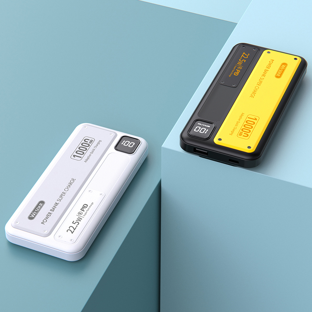 PD22.5W Fast Charging Power Bank 10000mah With LED Power Display