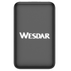 Wireless Phone Charger Power Bank 5000mAh With Logo Flashing