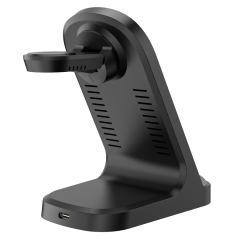 3 in 1 Wireless Charger Stand Eco-friendly 15w 10w 7.5w 5w
