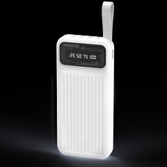 30000mAh Power Bank with Four Charging Cables LED Power Display