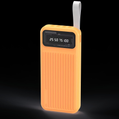 30000mAh Power Bank with Four Charging Cables LED Power Display