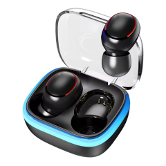 In-ear Wireless Blue Gaming Earbuds Stereo Sound Quality