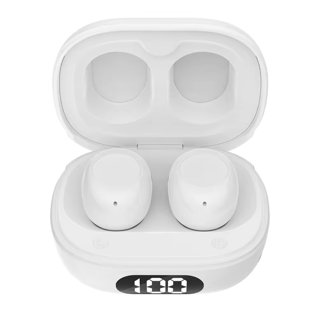 Bluetooth V5.3 JL Chip Mini TWS Earbuds With LED Power Display