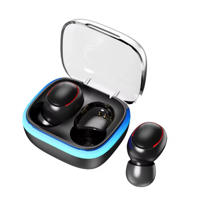 In-ear Wireless Blue Gaming Earbuds Stereo Sound Quality