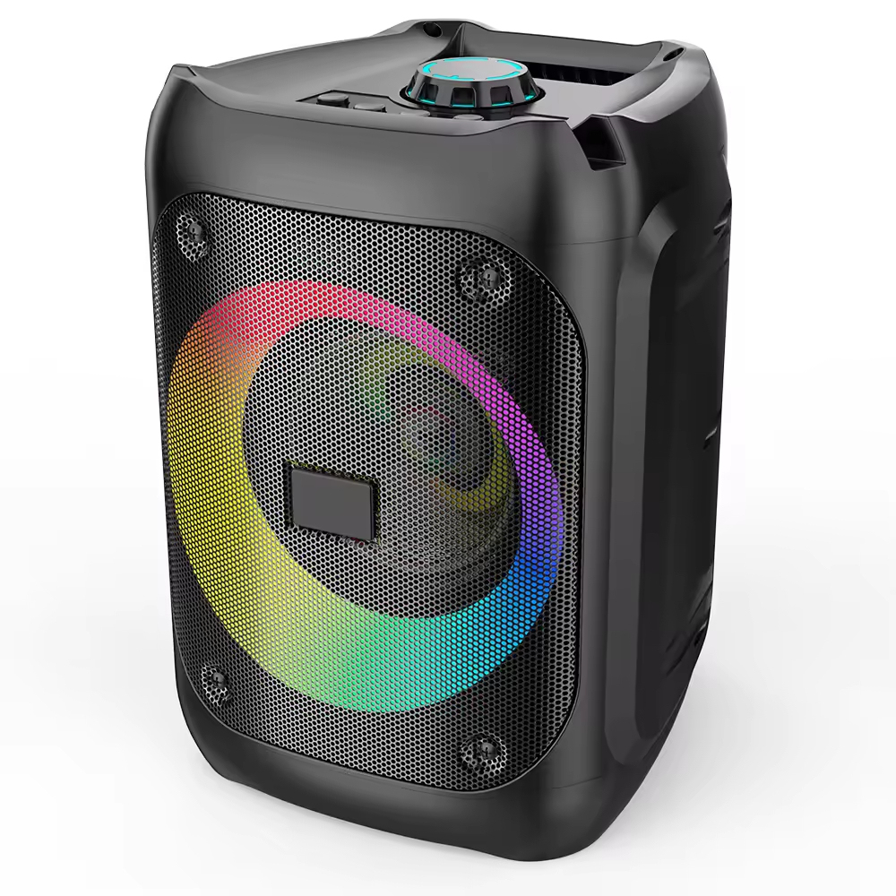 Wireless IPX4  4'' Bluetooth Speakers With RGB Light for Home Party