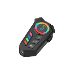 Wireless Helmet Headset for Motorcycle 2 in 1 Kits IPX5 With RGB Light