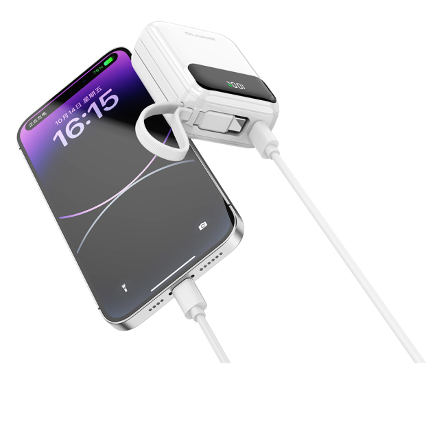 10000mAh Power Banks With Type C Cable LED Power Display