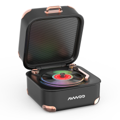 1200mAh Capacity Portable Wireless Bluetooth Speaker RGB Light(Music Boxes Design)