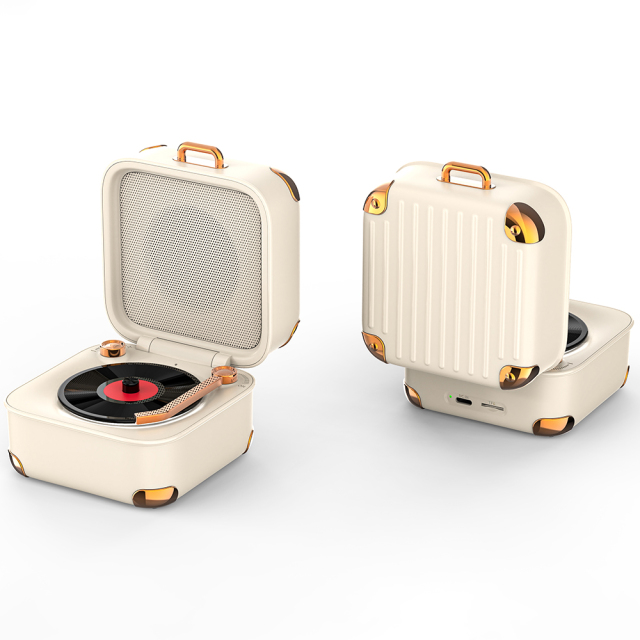 1200mAh Capacity Portable Wireless Bluetooth Speaker RGB Light(Music Boxes Design)