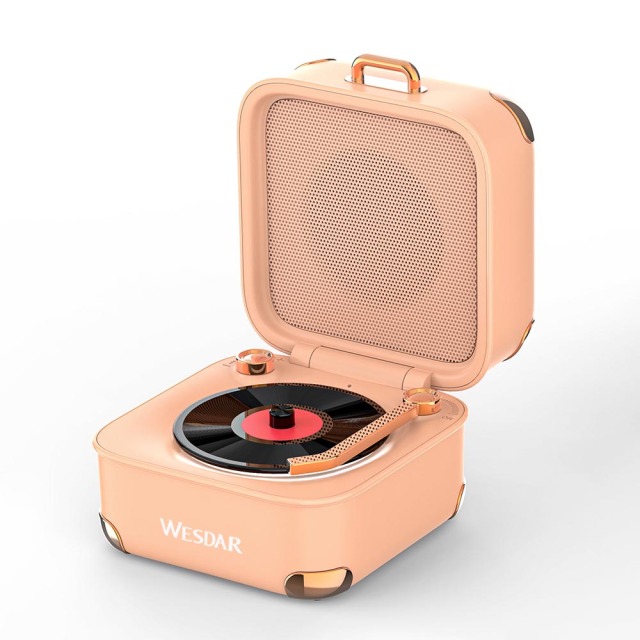 1200mAh Capacity Portable Wireless Bluetooth Speaker RGB Light(Music Boxes Design)