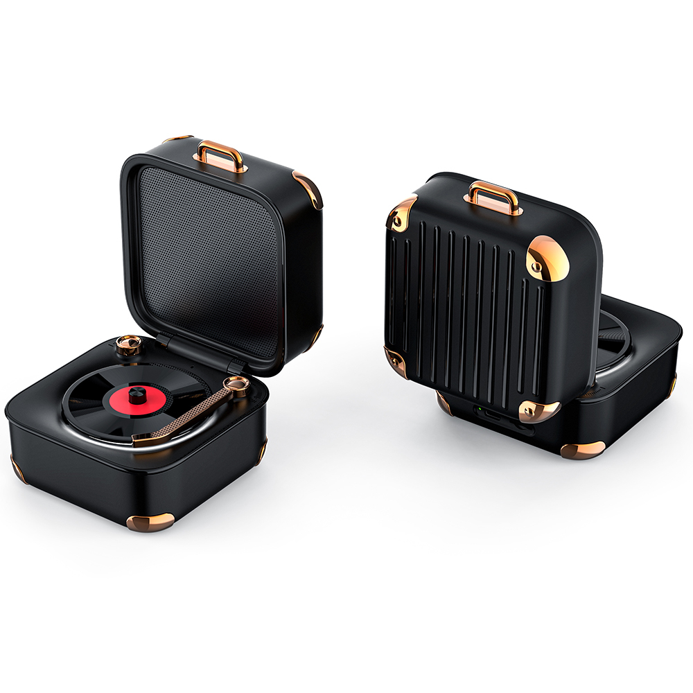 1200mAh Capacity Portable Wireless Bluetooth Speaker RGB Light(Music Boxes Design)