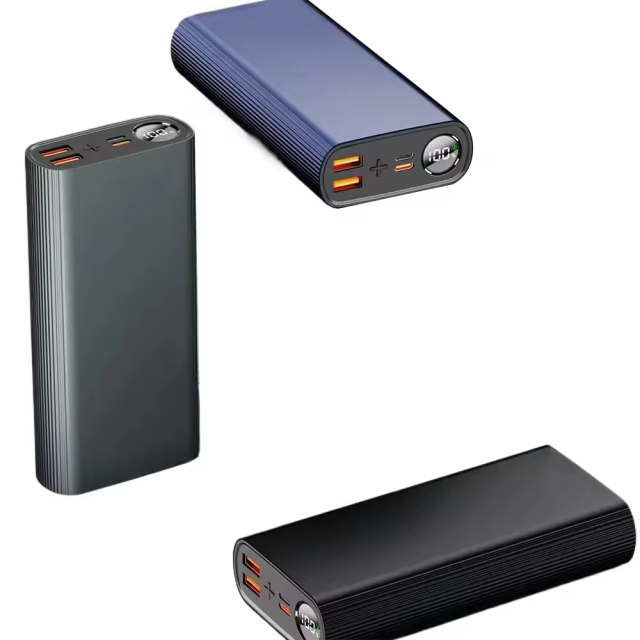 30000mah Aluminum Alloy Fast Charging Power Bank With LED Power Display