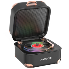 1200mAh Capacity Portable Wireless Bluetooth Speaker RGB Light(Music Boxes Design)